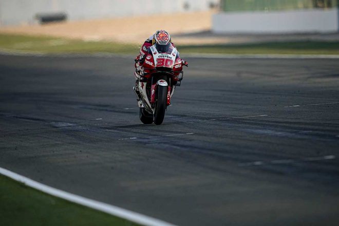 2021年MotoGPカタール公式テスト1日目　中上貴晶（LCRホンダ・イデミツ）