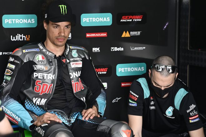 2021年MotoGP公式テスト1日目 フランコ・モルビデリ(ペトロナス・ヤマハSRT)