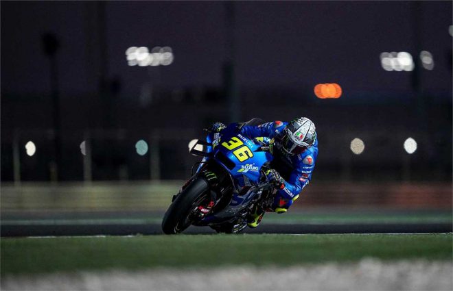 2021年MotoGP公式テスト1日目　ジョアン・ミル（チーム・スズキ・エクスター）