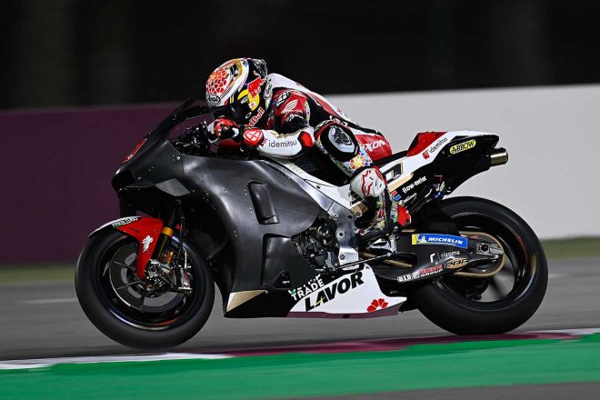 2021年MotoGP公式テスト2日目　中上貴晶（LCRホンダ・イデミツ）