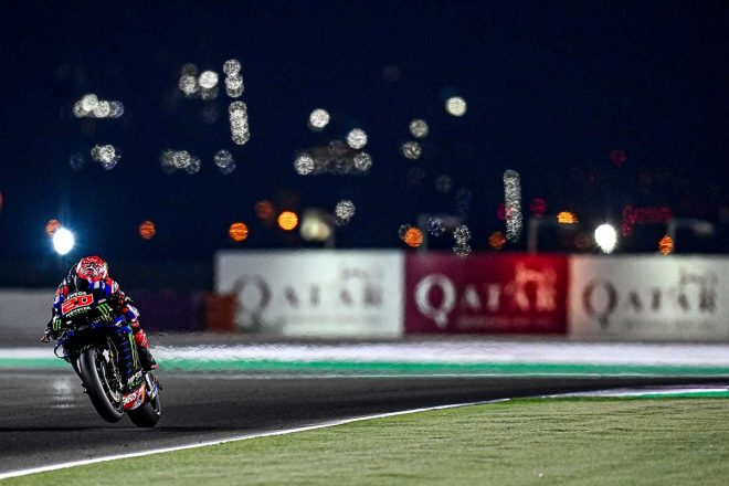 2021年MotoGP公式テスト2日目　ファビオ・クアルタラロ（モンスターエナジー・ヤマハMotoGP）