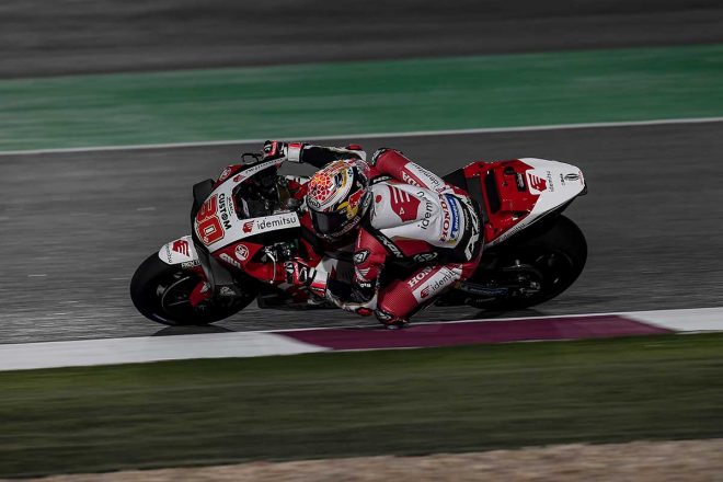 2021年MotoGP公式テスト2日目　中上貴晶（LCRホンダ・イデミツ）