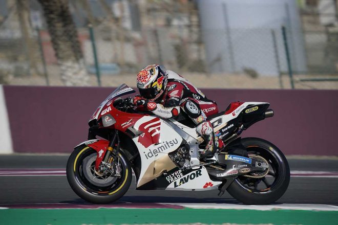 2021年MotoGP公式テスト2日目　中上貴晶（LCRホンダ・イデミツ）