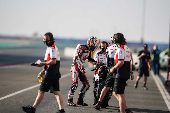 2021年MotoGP公式テスト2日目　中上貴晶（LCRホンダ・イデミツ）