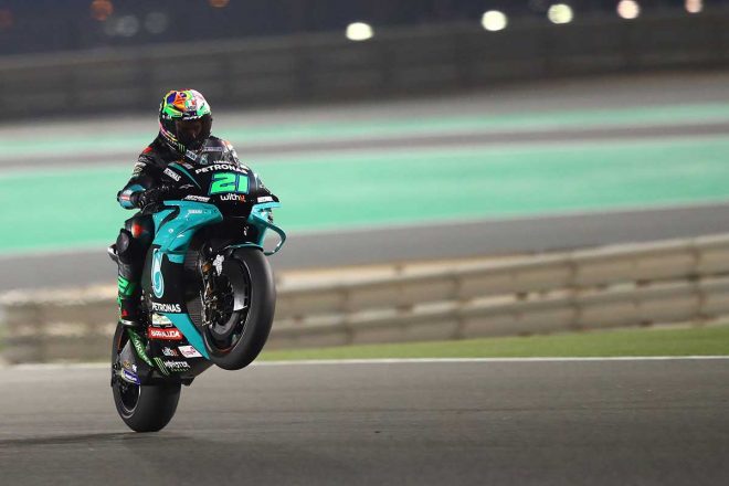 2021年MotoGP公式テスト2日目　フランコ・モルビデリ（ペトロナス・ヤマハSRT）