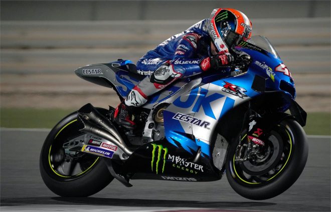 2021年MotoGPカタール公式テスト：アレックス・リンス（チーム・スズキ・エクスター）
