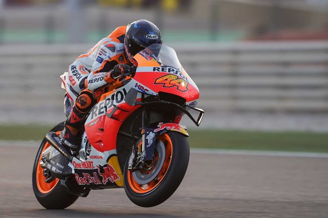 2021年MotoGPカタール公式テスト　ポル・エスパルガロ（レプソル・ホンダ・チーム）