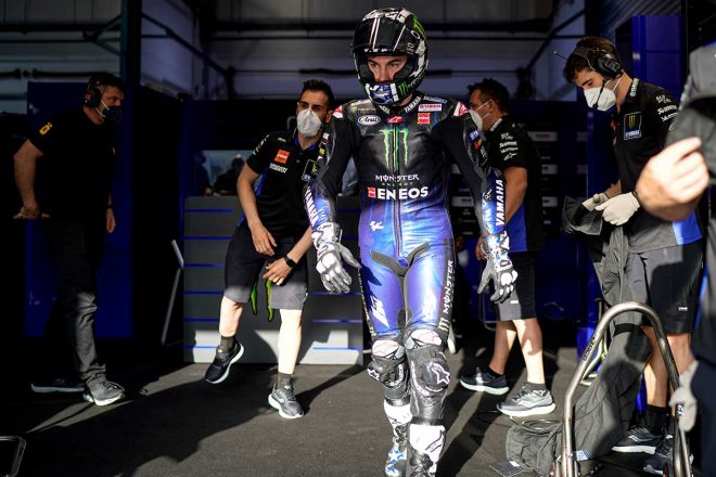 2021年MotoGPカタール公式テスト　マーベリック・ビニャーレス（モンスターエナジー・ヤマハMotoGP）