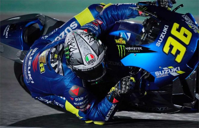 2021年MotoGPカタール公式テスト　ジョアン・ミル（チーム・スズキ・エクスター）