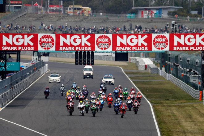 2019年のJSB1000決勝レース2の様子