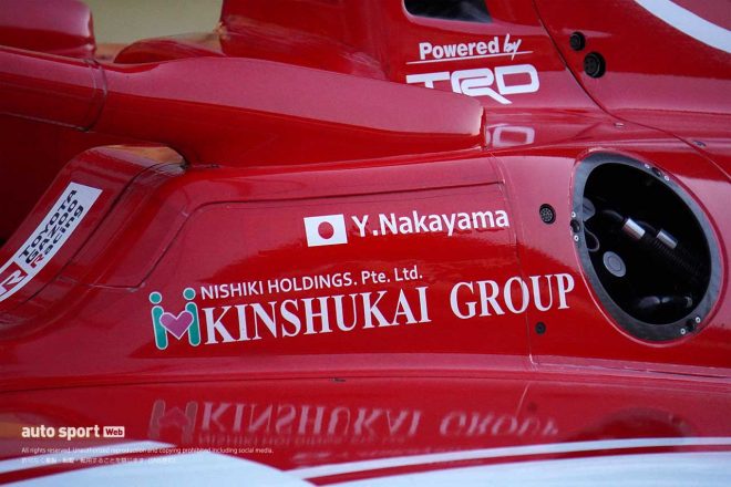 7号車にはスーパーフォーミュラ初搭乗の小高一斗（KCMG）の名前が