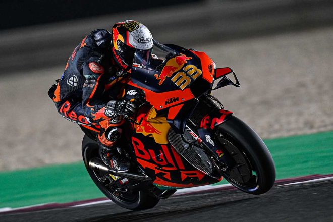 2021年MotoGPカタール公式テスト3日目　ブラッド・ビンダー（レッドブルKTMファクトリー・レーシング）