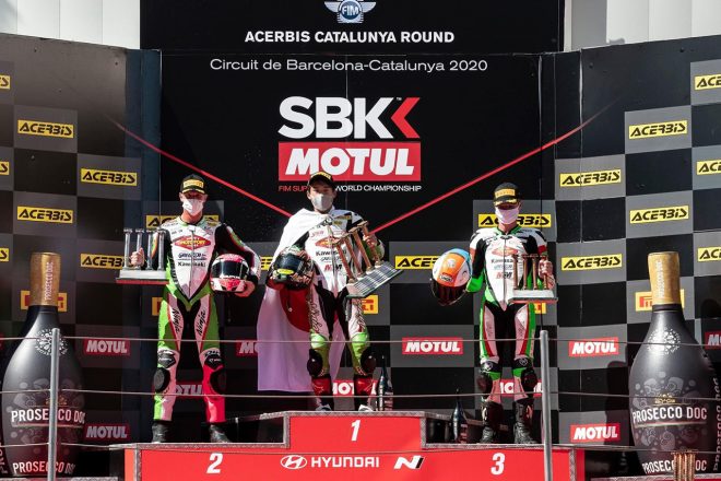 2020年のスーパースポーツ世界選手権300（WSS300）に参戦した岡谷雄太（MTM Kawasaki MOTOPORT）