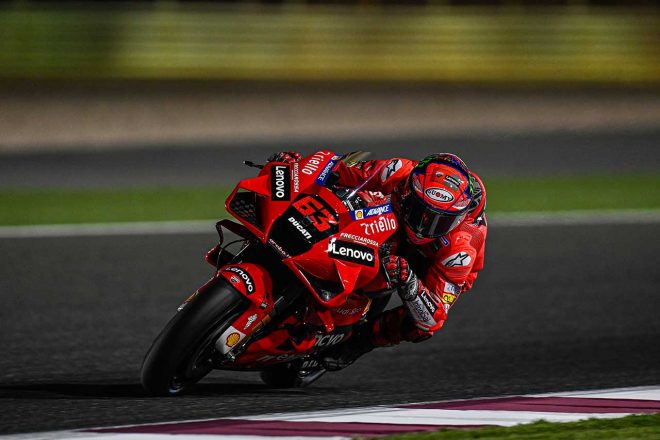 2021年MotoGPカタール公式テスト4日目　フランセスコ・バニャイア（ドゥカティ・レノボ・チーム）
