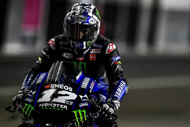 2021年MotoGPカタール公式テスト4日目　マーベリック・ビニャーレス（モンスターエナジー・ヤマハMotoGP）