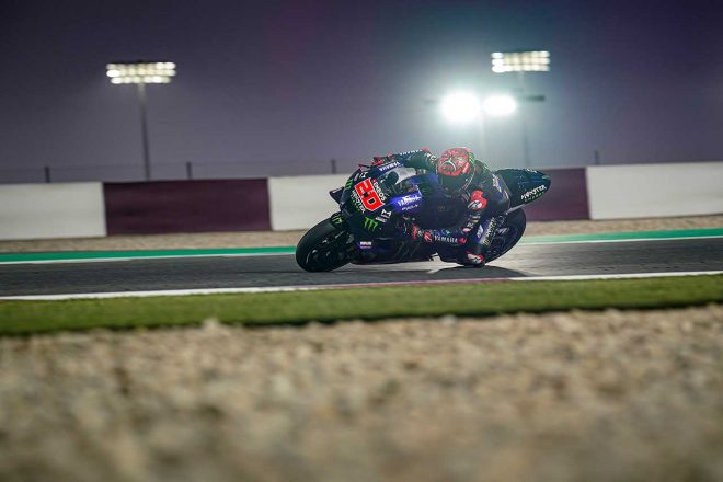 2021年MotoGPカタール公式テスト4日目　ファビオ・クアルタラロ（モンスターエナジー・ヤマハMotoGP）