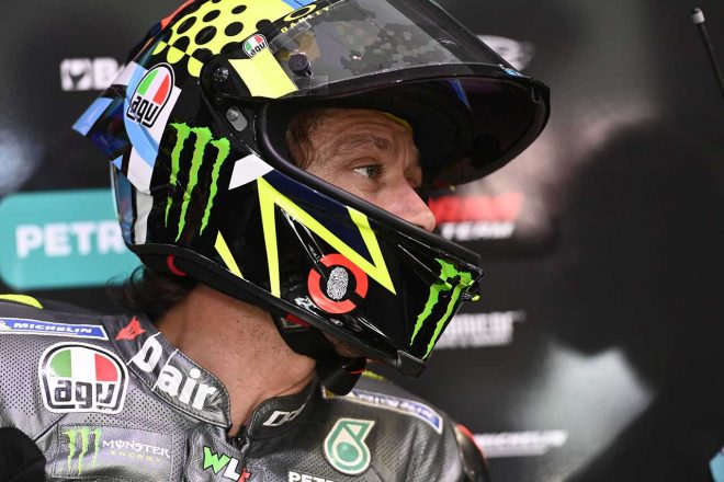 2021年MotoGPカタール公式テスト4日目　バレンティーノ・ロッシ（ペトロナス・ヤマハSRT）