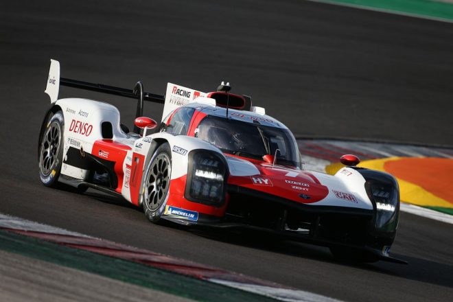 バレルンガで行われたトヨタGR010ハイブリッドのテスト