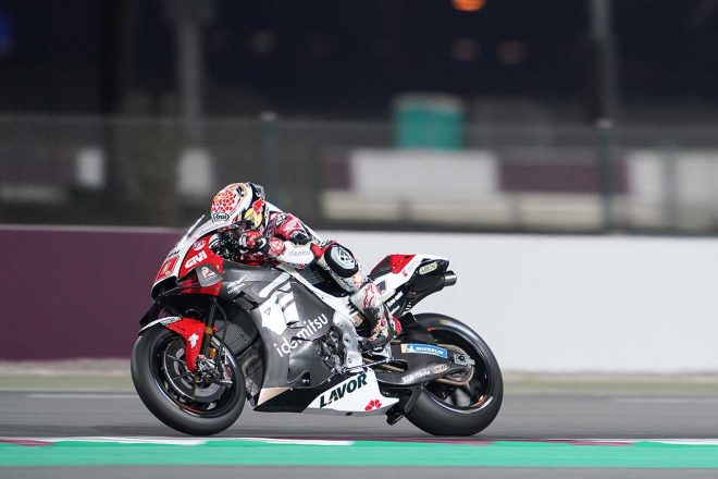 2021年MotoGPカタール公式テスト　中上貴晶（LCRホンダ・イデミツ）
