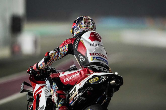 2021年MotoGPカタール公式テスト　中上貴晶（LCRホンダ・イデミツ）