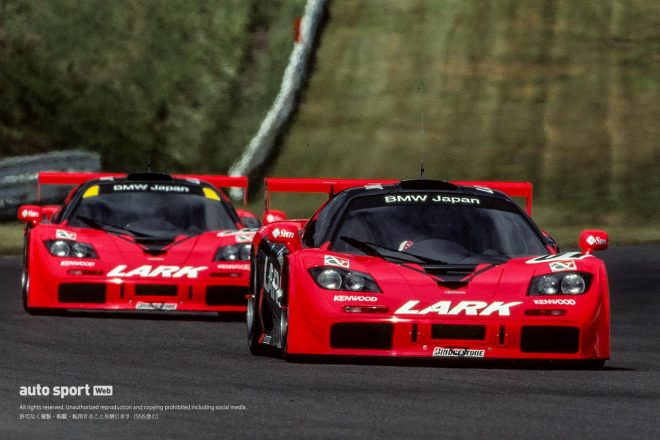 1996年JGTC　2台が参戦したラーク・マクラーレンはJGTCに衝撃を与え、チャンピオンを獲得した。