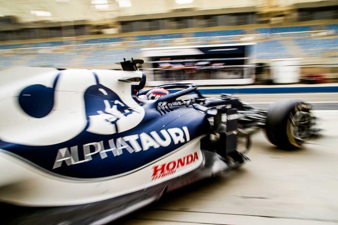 2021年F1プレシーズンテスト1日目　角田裕毅（アルファタウリ・ホンダ）