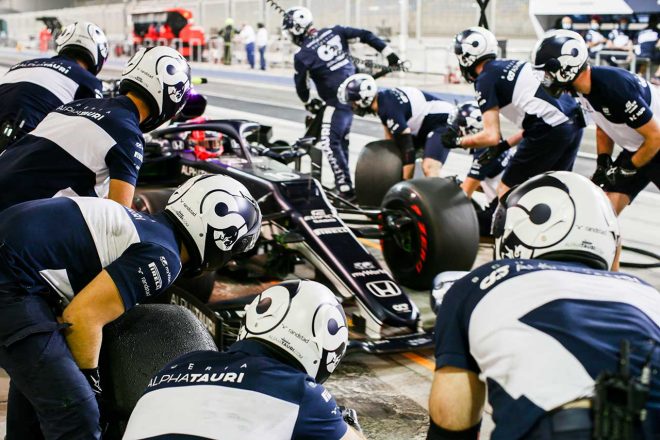 2021年F1プレシーズンテスト2日目　ピエール・ガスリー（アルファタウリ・ホンダ）