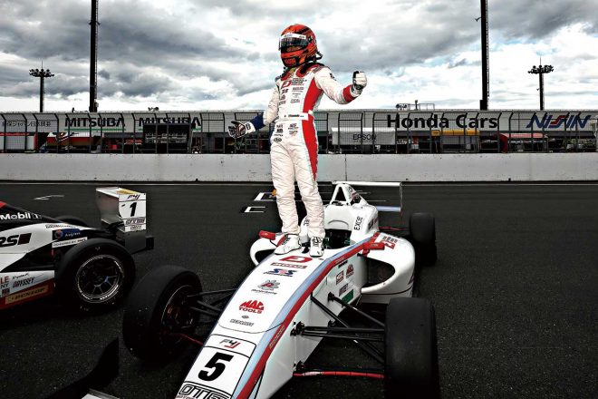 2018年FIA-F4最終戦もてぎでシリーズチャンピオンを決めた角田裕毅