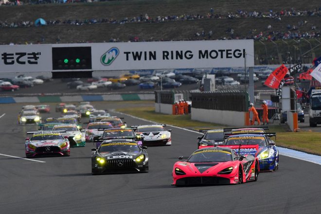 2019年スーパーGT第8戦もてぎ　McLaren 720Sはポールポジションを獲得した。