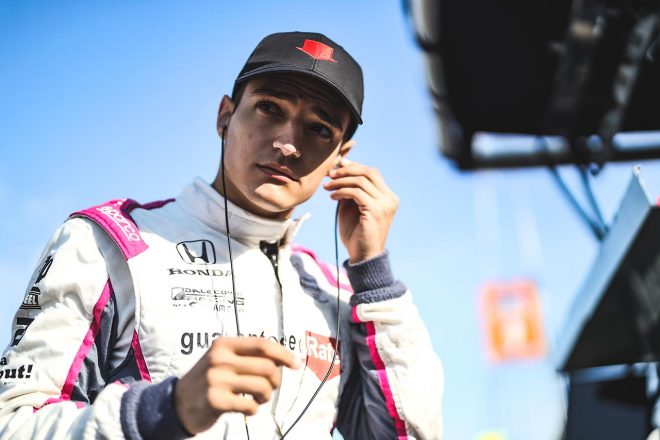 2020年にNTTインディカー・シリーズに参戦したデイル・コイン・レーシング・ウィズ・チームゴウのアレックス・パロウ