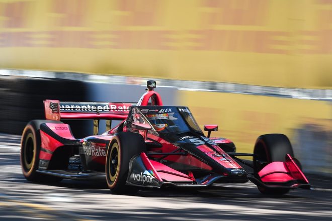 2020年にNTTインディカー・シリーズに参戦したデイル・コイン・レーシング・ウィズ・チームゴウのアレックス・パロウ