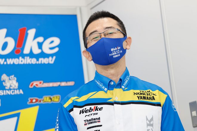 チームノリックをサポートする信濃孝喜社長