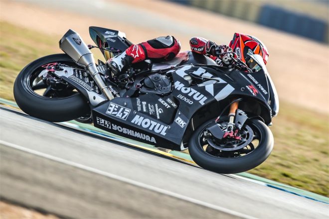 2021EWC：スズキGSX-R1000Rを駆る渡辺一樹（ヨシムラSERT Motul）／ル・マン シェイクダウンテスト