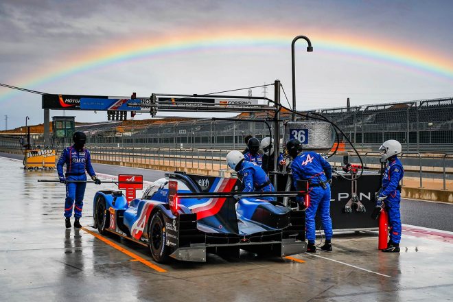 2月にモーターランド・アラゴンで行なわれたテストの様子