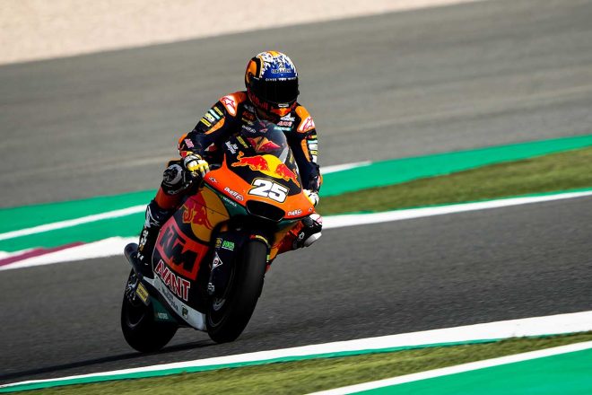 2021年MotoGP Moto2クラス カタール公式テスト1日目：ラウル・フェルナンデス（Red Bull KTM Ajo）