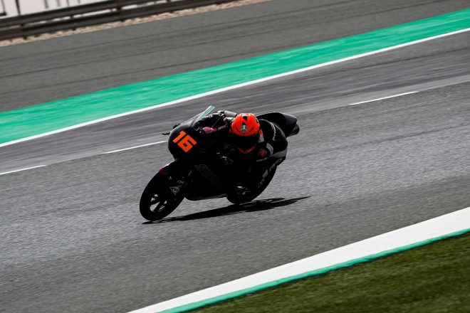2021年MotoGP Moto3クラス カタール公式テスト2日目：アンドレア・ミーニョ（Rivacold Snipers Team）