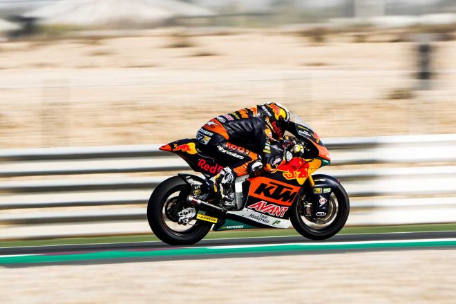 2021年MotoGP Moto2クラス カタール公式テスト2日目：ラウル・フェルナンデス（Red Bull KTM Ajo）