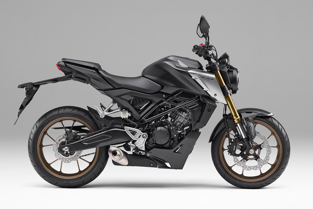 ホンダCB125R（マットガンパウダーブラックメタリック）