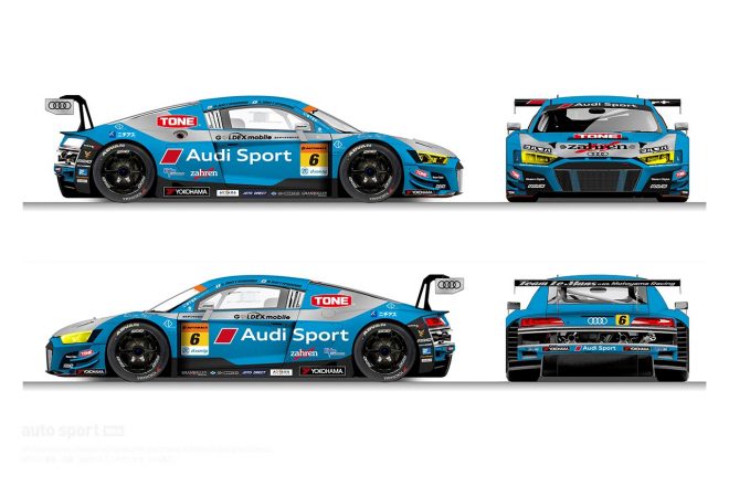 Team LeMans with MOTOYAMA RacingのアウディR8 LMSのカラーリング