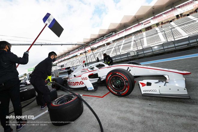 2021年スーパーフォーミュラ富士公式テスト 福住仁嶺（DOCOMO TEAM DANDELION RACING）