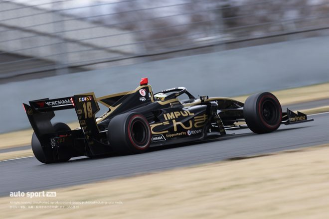 2021年スーパーフォーミュラ富士公式テスト 関口雄飛（carenex TEAM IMPUL）