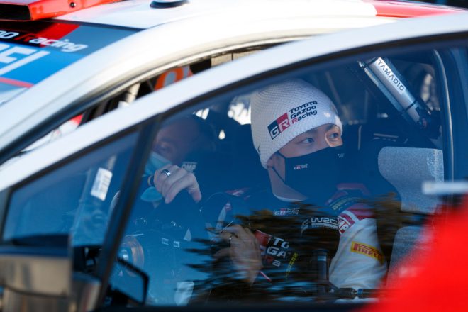 2021年シーズンのWRCにフル参戦している勝田貴元（トヨタ・ヤリスWRC）