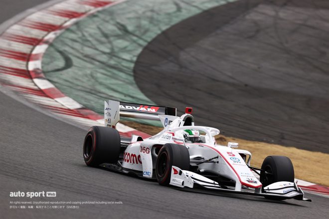 2021年スーパーフォーミュラ富士公式テスト 福住仁嶺（DOCOMO TEAM DANDELION RACING）