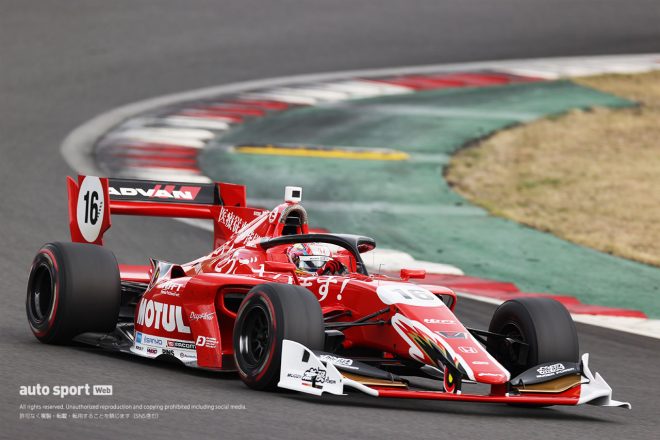 2021年スーパーフォーミュラ富士公式テスト 野尻智紀（TEAM MUGEN）