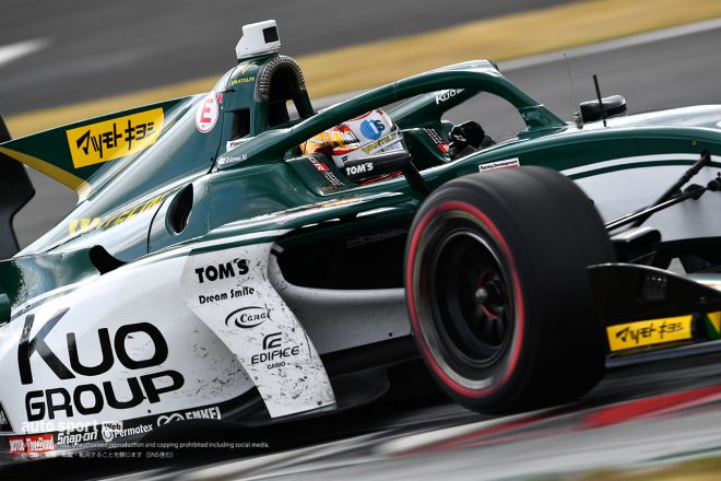 2021年スーパーフォーミュラ富士公式テスト 宮田莉朋（Kuo VANTELIN TEAM TOM’S）