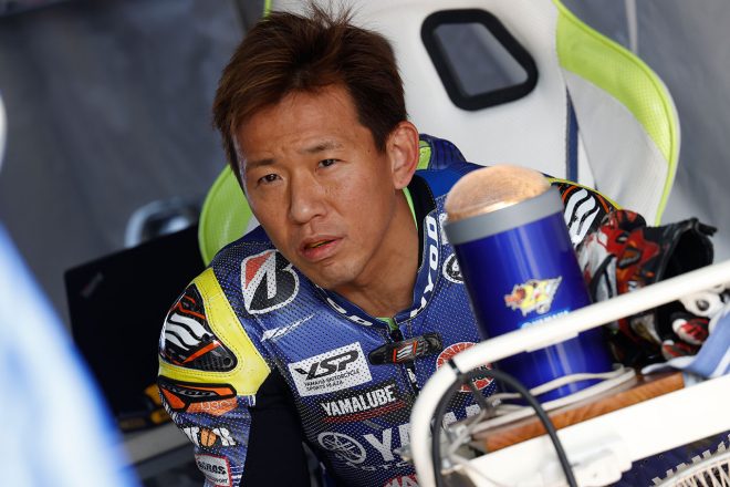 中須賀克行（YAMAHA FACTORY RACING TEAM）／2021年全日本ロードもてぎ公開テスト1日目