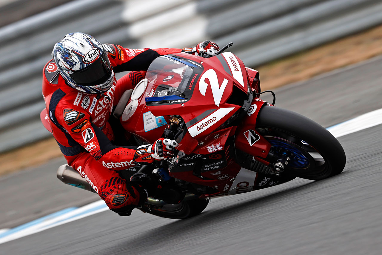 清成龍一（Astemo Honda Dream SI Racing）／2021年全日本ロードもてぎ公開テスト2日目