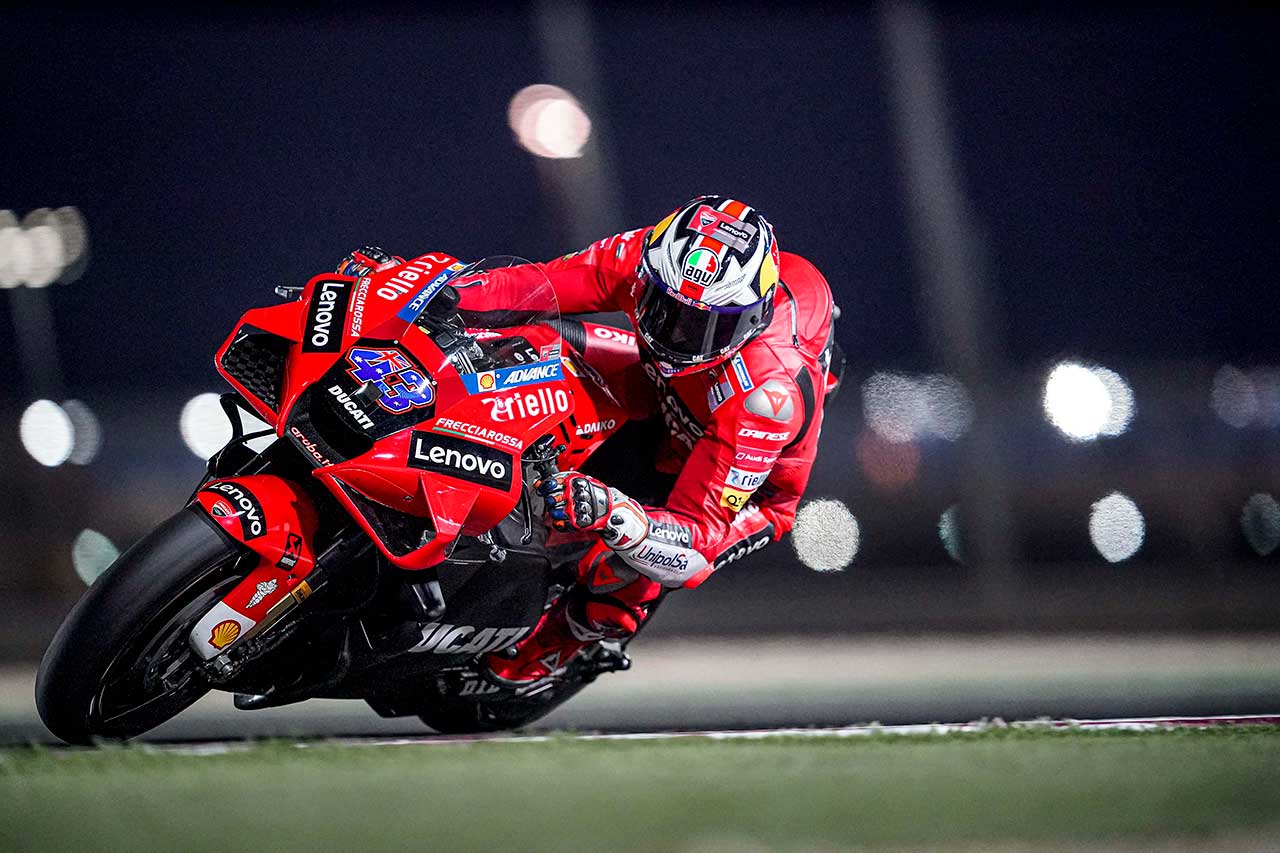 MotoGP第1戦カタールGP初日でトップタイムをマークしたジャック・ミラー（ドゥカティ・レノボ・チーム）