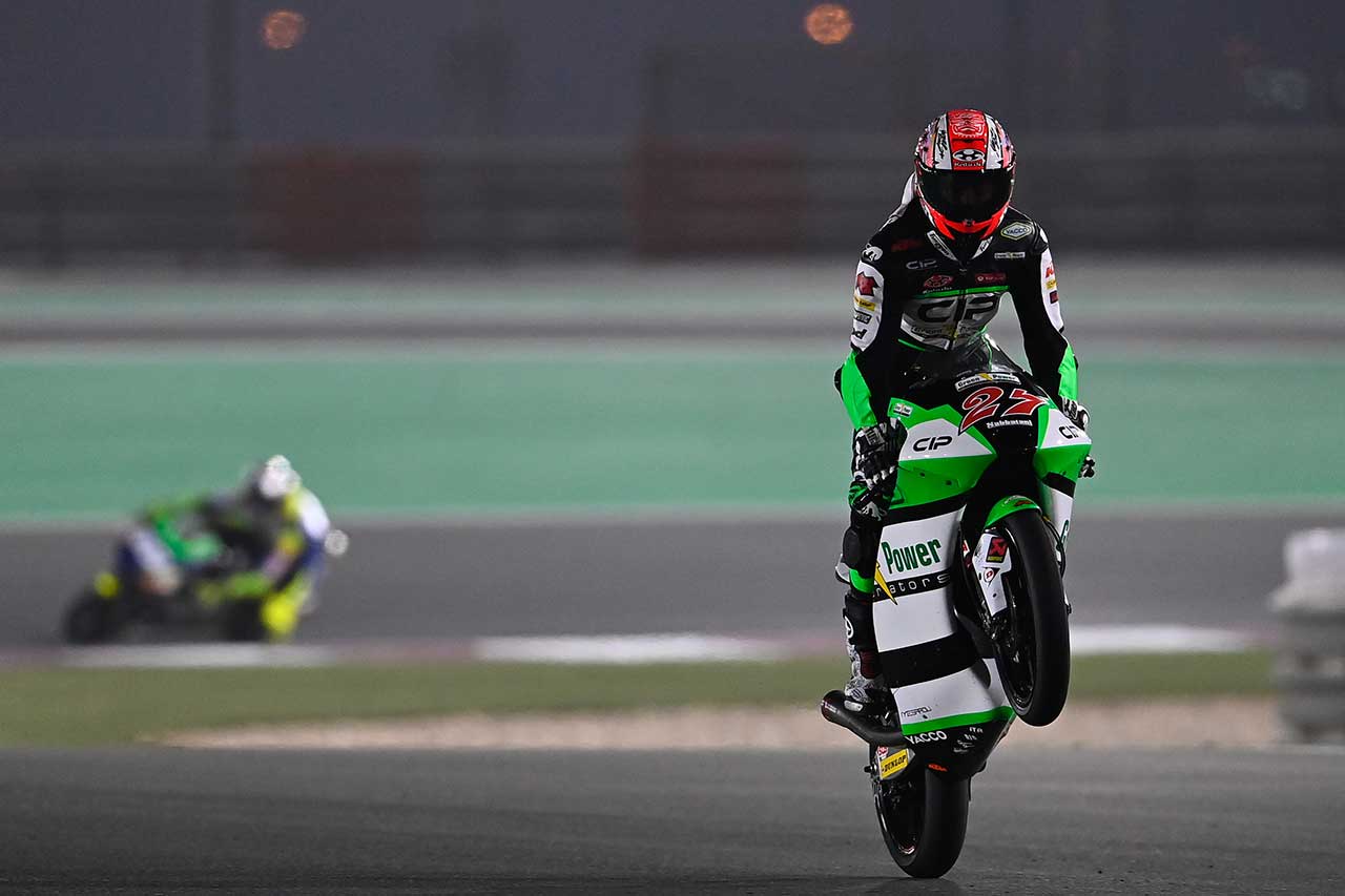 2021年MotoGP第1戦カタールGP　Moto3クラス：鳥羽海渡（CIP Green Power）