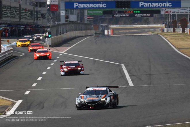 2021スーパーGT富士公式テスト　STANLEY NSX-GT（山本尚貴／武藤英紀）